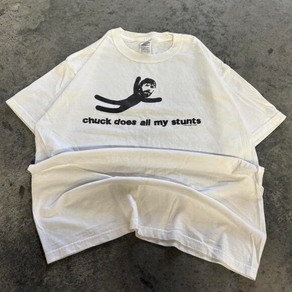 Vintage Y2K Chuck Norris Funny T-shirt - Picture 1 of 6